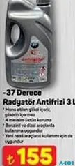 -37 DERECE RADYATÖR ANTİFRİZİ 3 L fiyat ve kampanya bilgisi